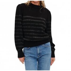 NEW SIX/FIFTY sarah long sleeve sweater in black